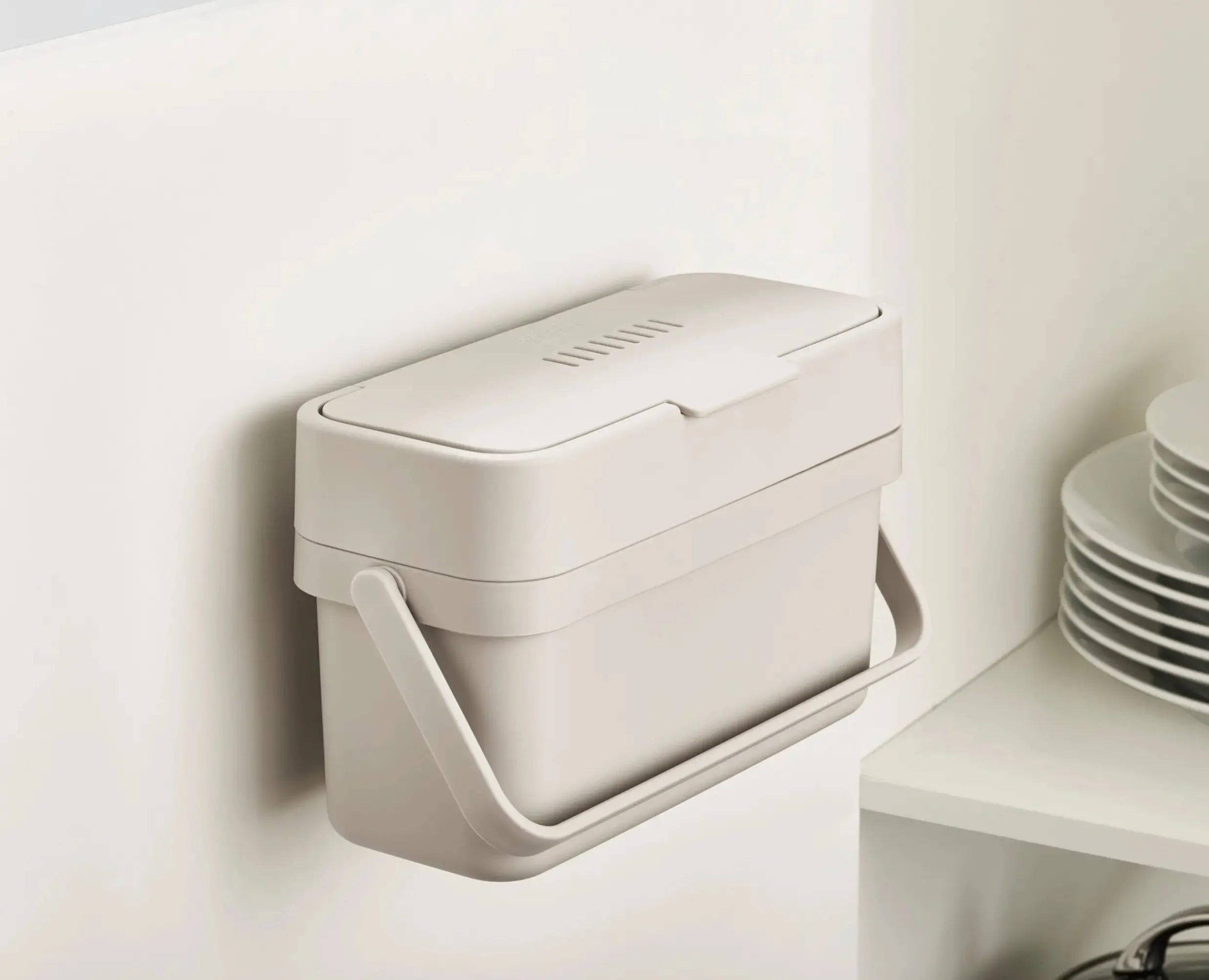 Hot Bac à Compost 4L Blanc Compo™ Poubelle À Compost