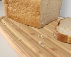 Hot Boîte à Pain he avec Couvercle en Bambou Rangement & Conservation Alimentaire