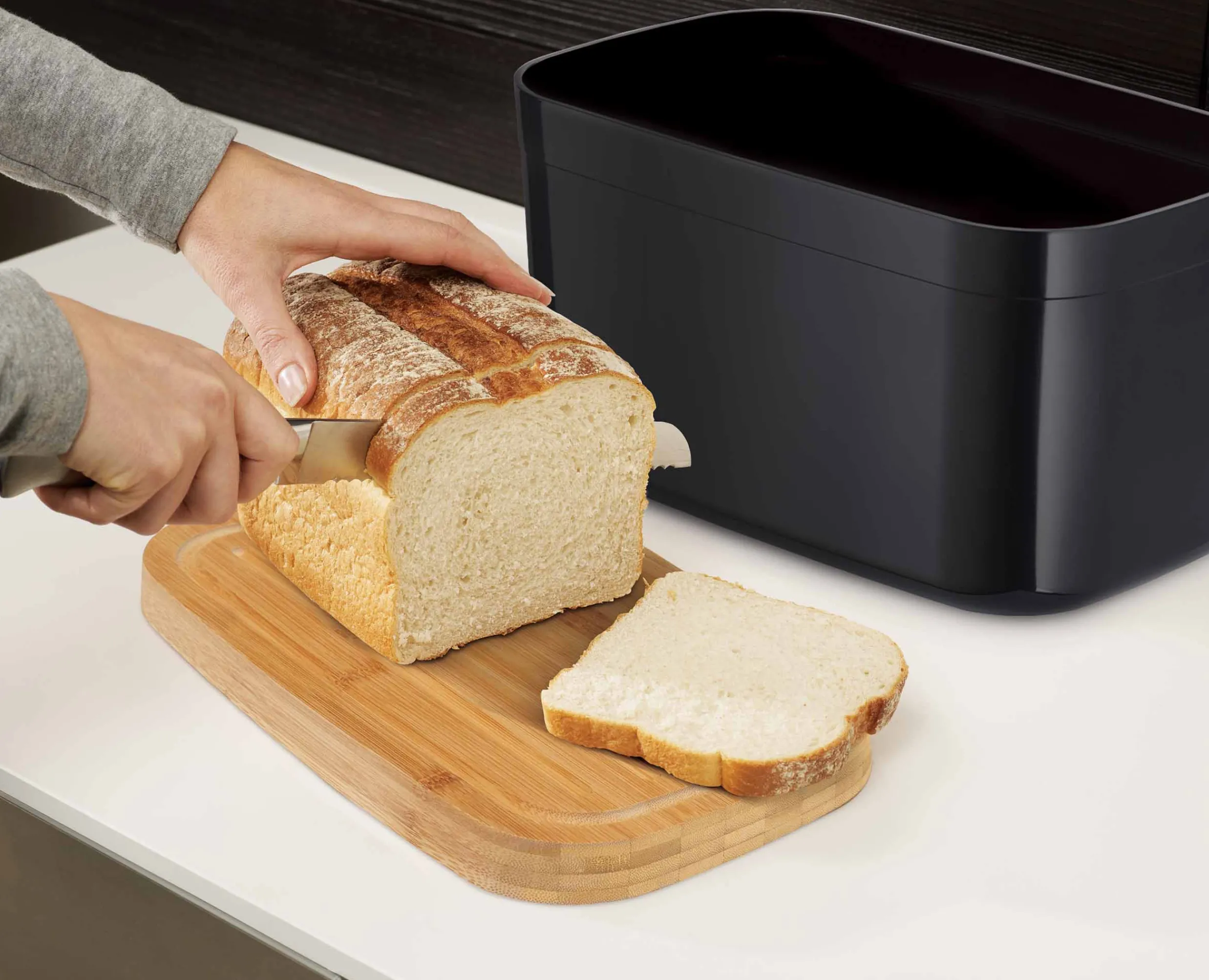 Discount Boîte à Pain avec Couvercle en Bambou Rangement & Conservation Alimentaire