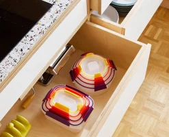 Best 8 Boîtes Alimentaires Empilables Variés Nest™ Lunch Box|Sets D'Ustensiles De Cuisine