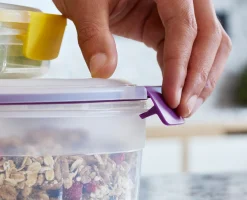 Clearance 4 Boîtes Alimentaires Rondes & s 1L Nest™ Lock Round Lunch Box|Rangement & Conservation Alimentaire