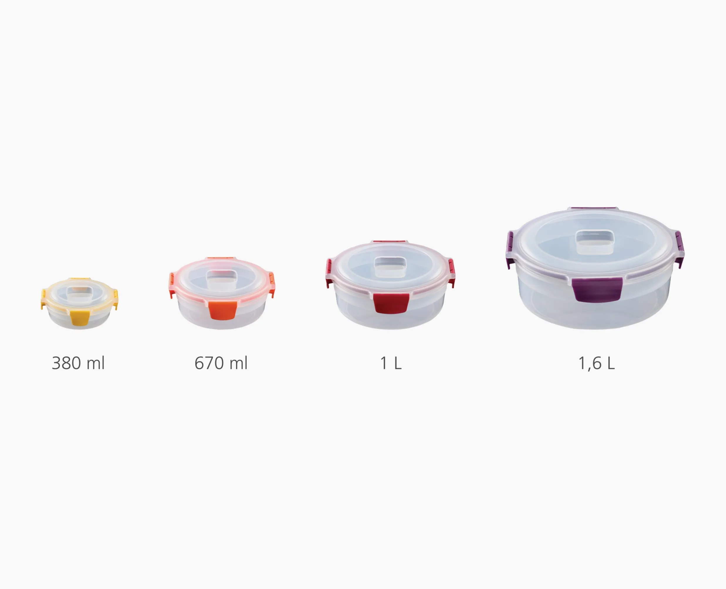Online 4 Boîtes Alimentaires Rondes s Nest™ Lock Round Lunch Box|Rangement & Conservation Alimentaire