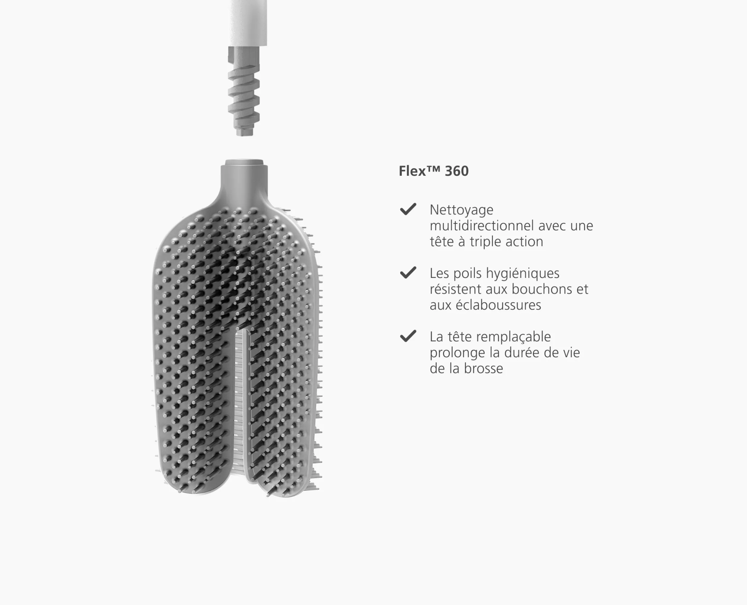Outlet Brosse de Toilette Compacte en Silicone he Mat Flex 360™ Lite Brosses Wc Et Portes-Papier Toilette