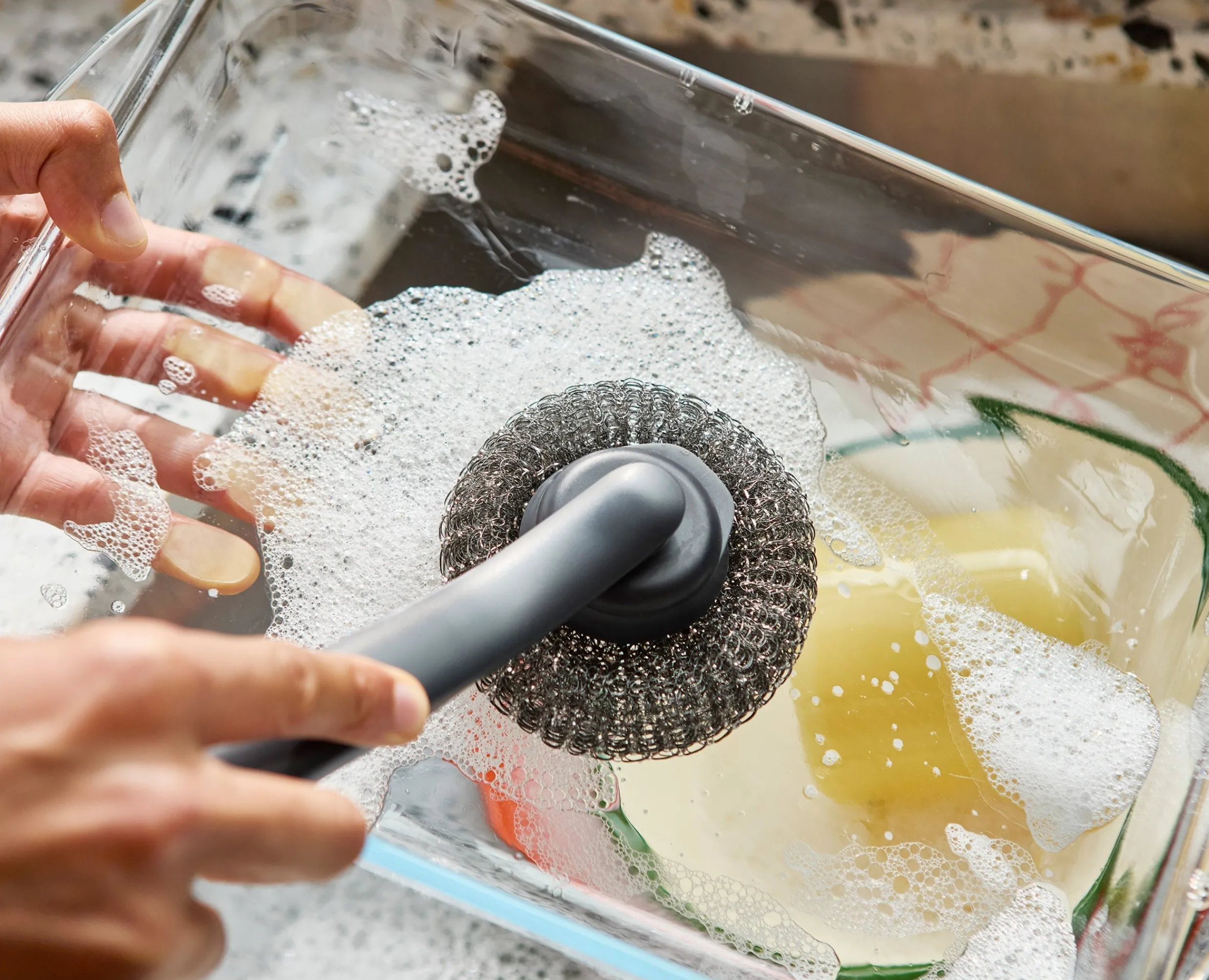 Outlet Brosse à Vaisselle avec Support Inox et 6 Têtes de Rechange SinkTech Brosses & Éponges|Sets Et Kits De Nettoyage Pour La Maison