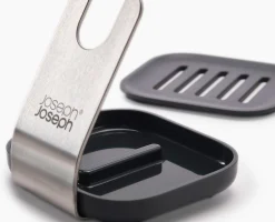 Outlet Brosse à Vaisselle et Distributeur de Savon avec Support Inox et 6 Têtes de Rechange Brosses & Éponges