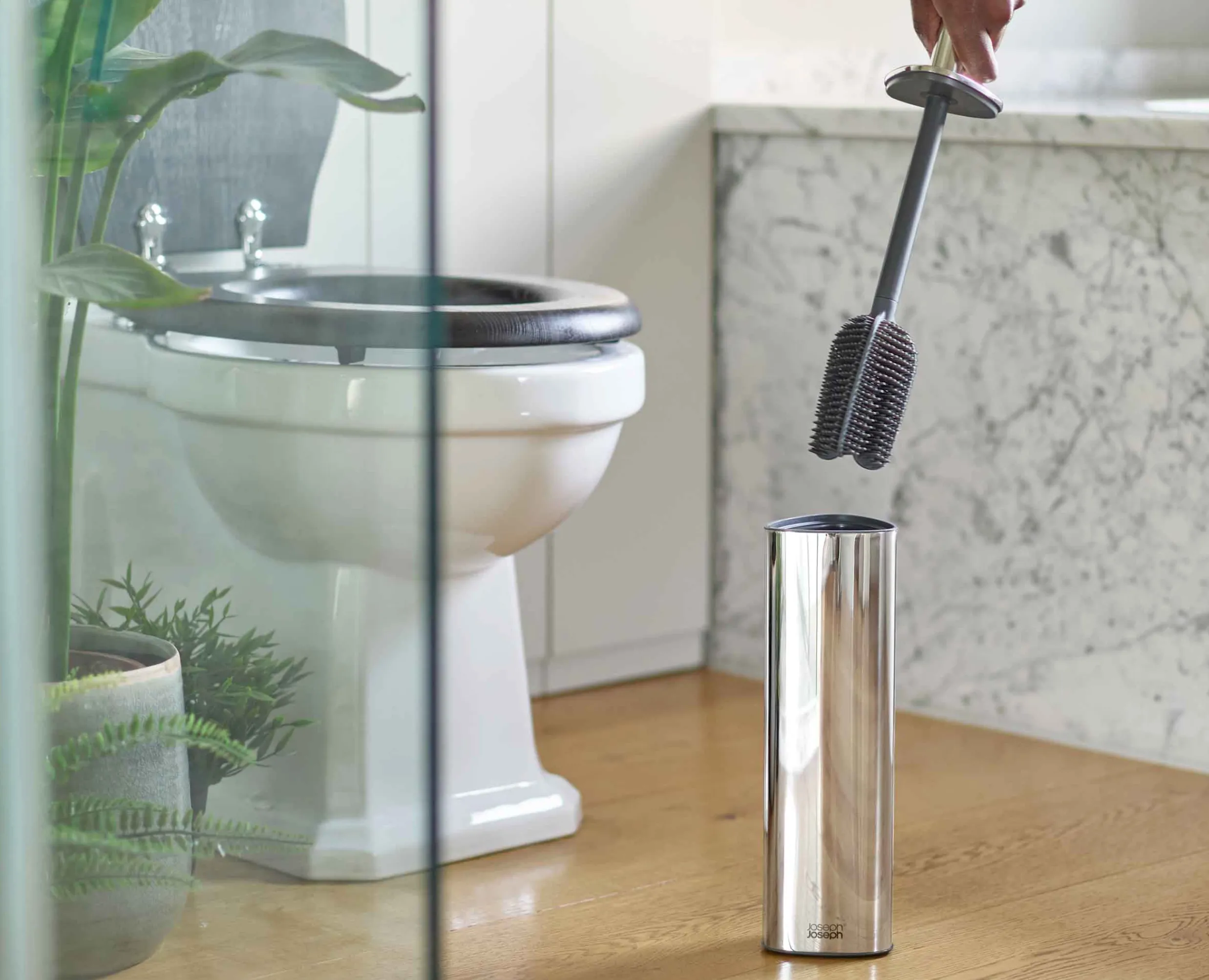 Best Brosse WC Anti Gouttes Inox Flex™ 360 Brosses Wc Et Portes-Papier Toilette|Accessoires Salle De Bain De Luxe