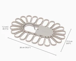 Online Cintre de séchage écru à accroche rapide Petal™, 22 pièces Accessoires Pratiques Pour Buanderie|Étendoirs À Linge