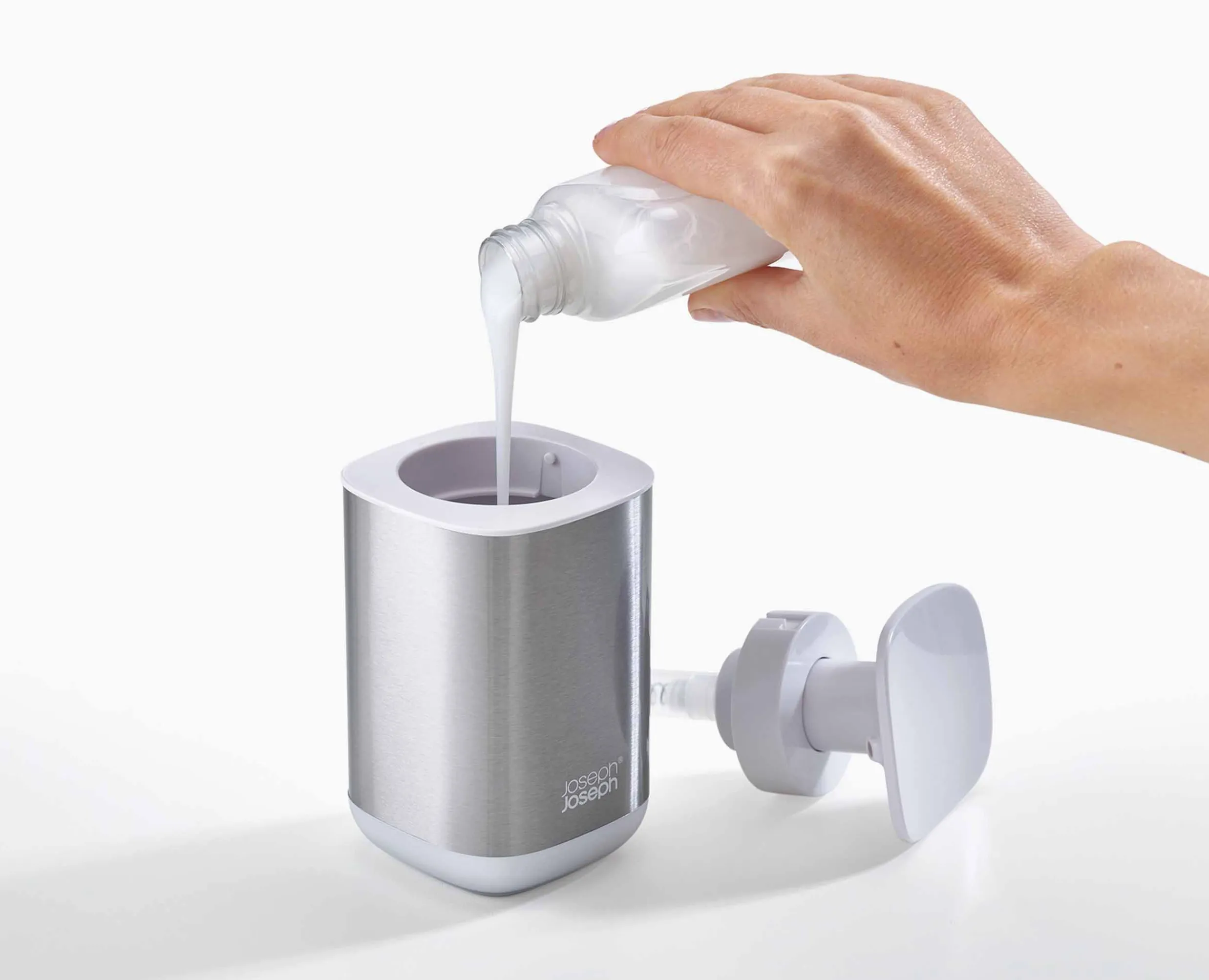 Discount Distributeur de Savon Mains Inox Presto™ Porte-Savons Et Distributeurs De Savon|Accessoires D'Éviers