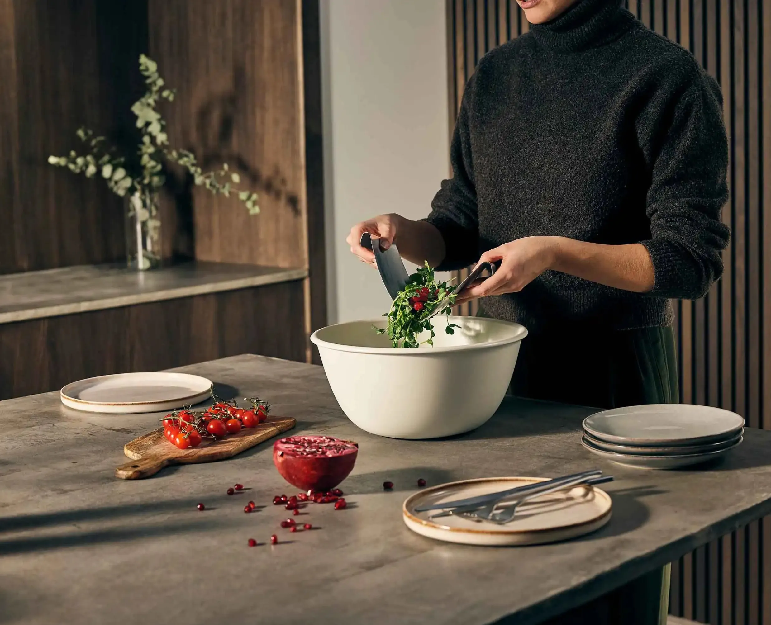 Outlet Ensemble Bol à Salade et Couverts en couleur Uno™ Bols Mélangeurs