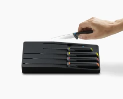 Ensemble de 5 Couteaux de Cuisine Elevate™ avec Rangement de Tiroir Couteaux Et Ciseaux