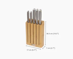 New Ensemble de 5 Couteaux de Cuisine Elevate™ avec Bloc en Couteaux Et Ciseaux