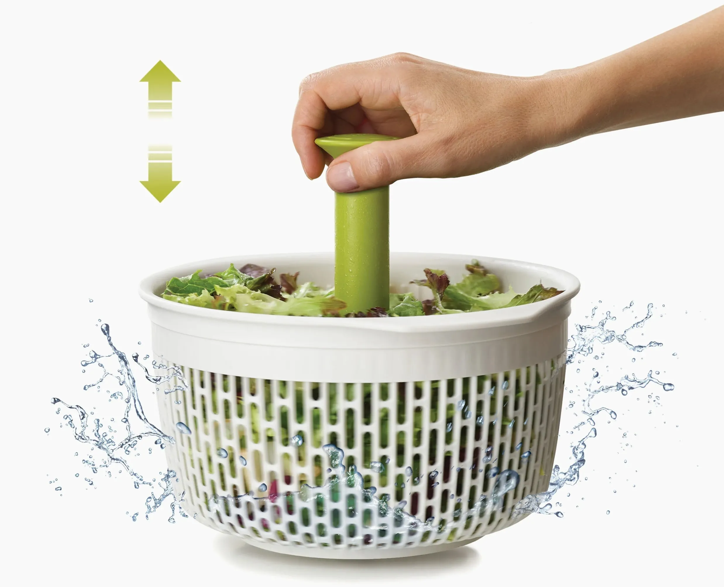 Hot Essoreuse à Salade et Passoire 2-en-1 en Spindola™ Passoires Et Essoreuses