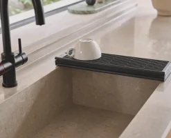 New Égouttoir d'évier pliable à Platform Égouttoirs À Vaisselle|Accessoires D'Éviers