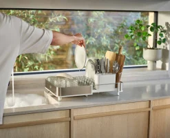 Outlet Égouttoir à vaisselle extensible en acier Extend™ couleur Égouttoirs À Vaisselle