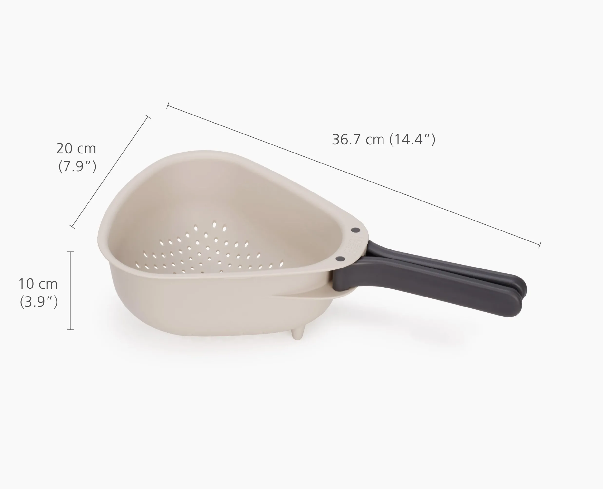 New Grande Égouttoir avec Poignées Pliantes Droplet™ Passoires Et Essoreuses