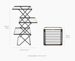 Clearance Grand Étendoir à Linge de Grande Capacité 21m AirFrame™ Max Étendoirs À Linge