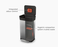 Kit de démarrage compacteur de déchets en Titan 30L Poubelles De Cuisine|Sets De Poubelles, Sacs Et Filtres