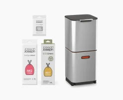 New Kit de démarrage poubelle de tri sélectif en Totem Compact 40L Poubelles De Tri Sélectif|Sets De Poubelles, Sacs Et Filtres