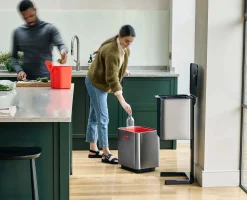 Best Kit de démarrage poubelle de tri sélectif en Totem Max 60L Sets De Poubelles, Sacs Et Filtres|Poubelles De Tri Sélectif