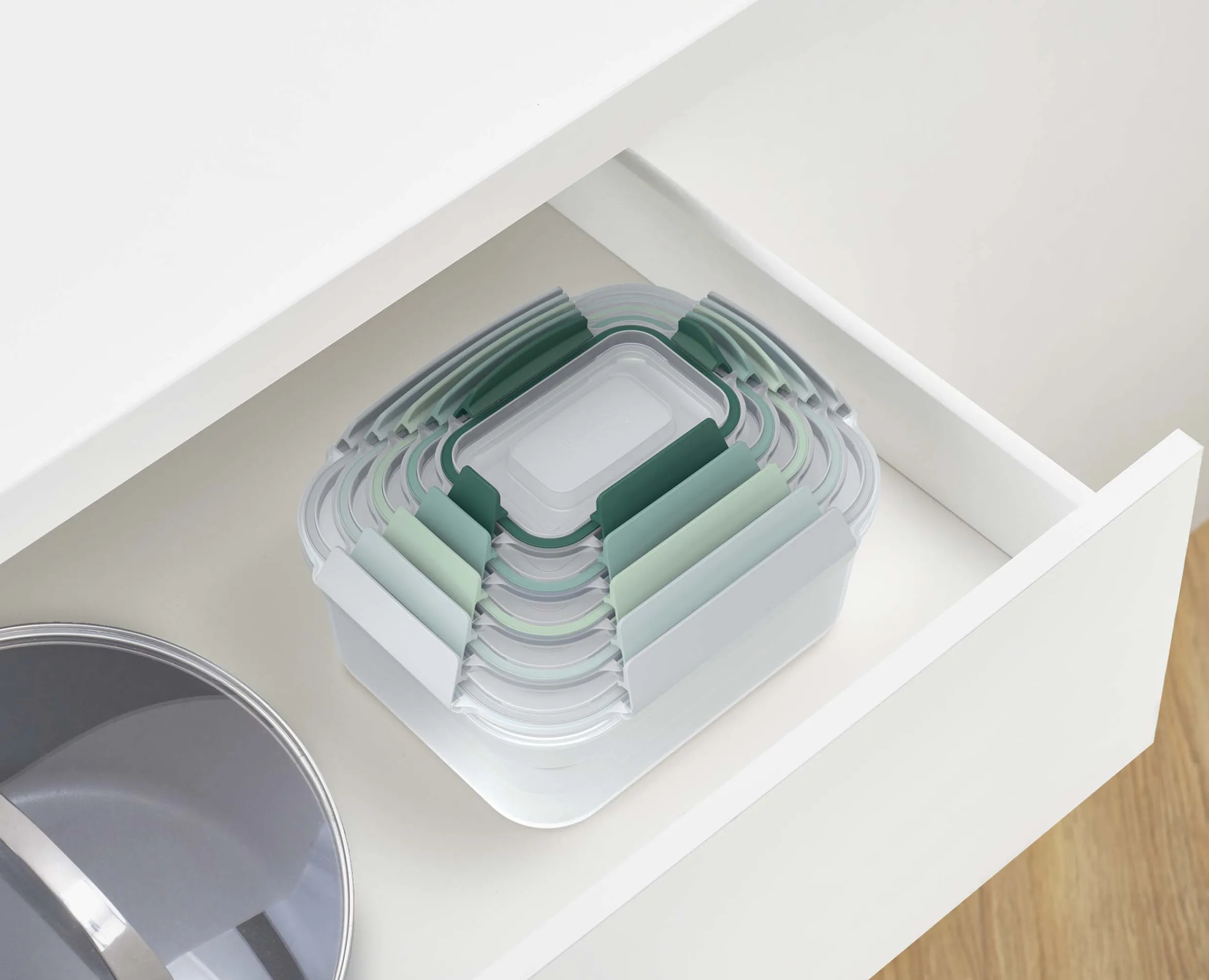 Online Lot de 5 Boîtes de Conservation Compactes Plastique en Nest™ - Éditions Lunch Box|Rangement & Conservation Alimentaire