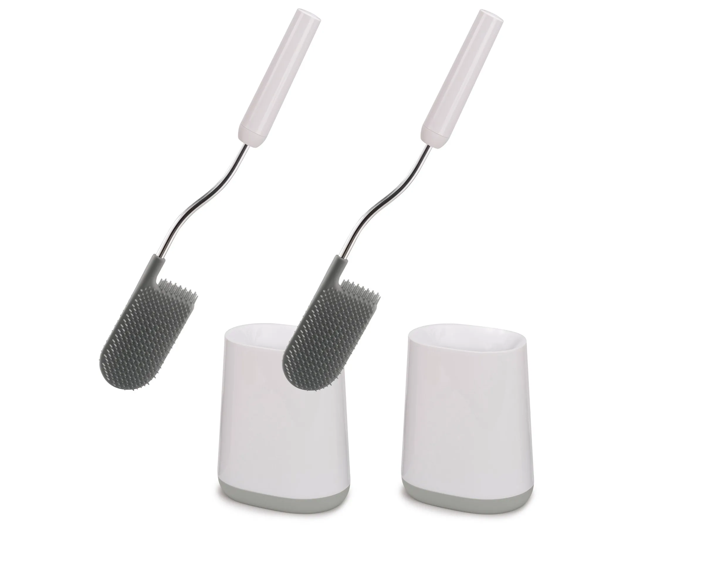 Discount Lot de 2 Brosses à Toilettes Plates Flex™ Lite Sets D'Accessoires De Salle De Bain|Brosses Wc Et Portes-Papier Toilette