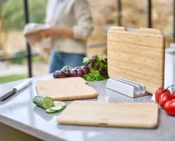 Discount Lot de 3 Planches à Découper en Nest™ & un Lot de 5 Couteaux Elevate™ avec Bloc en Planches À Découper|Couteaux Et Ciseaux