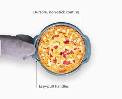 Hot Moule à gâteau rond antiadhésif bleu Nest™ Bake, 23 cm Plats & Plaques De Cuisson À Four|Matériel & Ustensiles De Pâtisserie