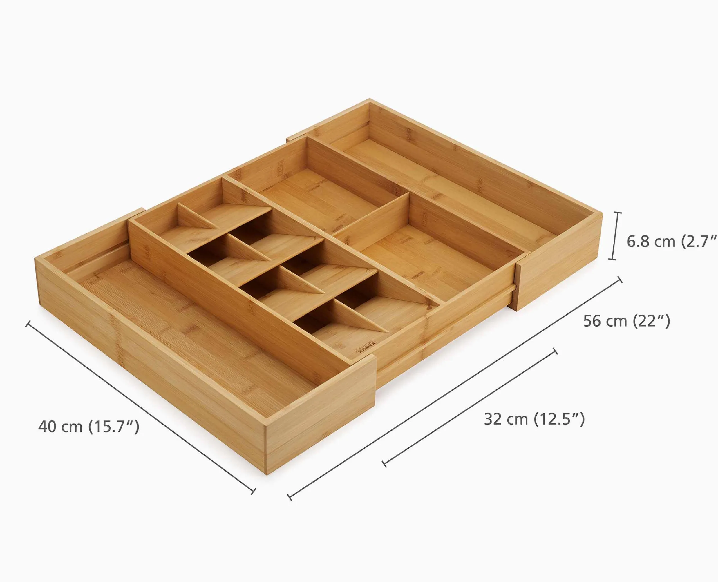 Organisateur de Couverts Extensible DrawerStore™ Rangements Tiroirs De Cuisine