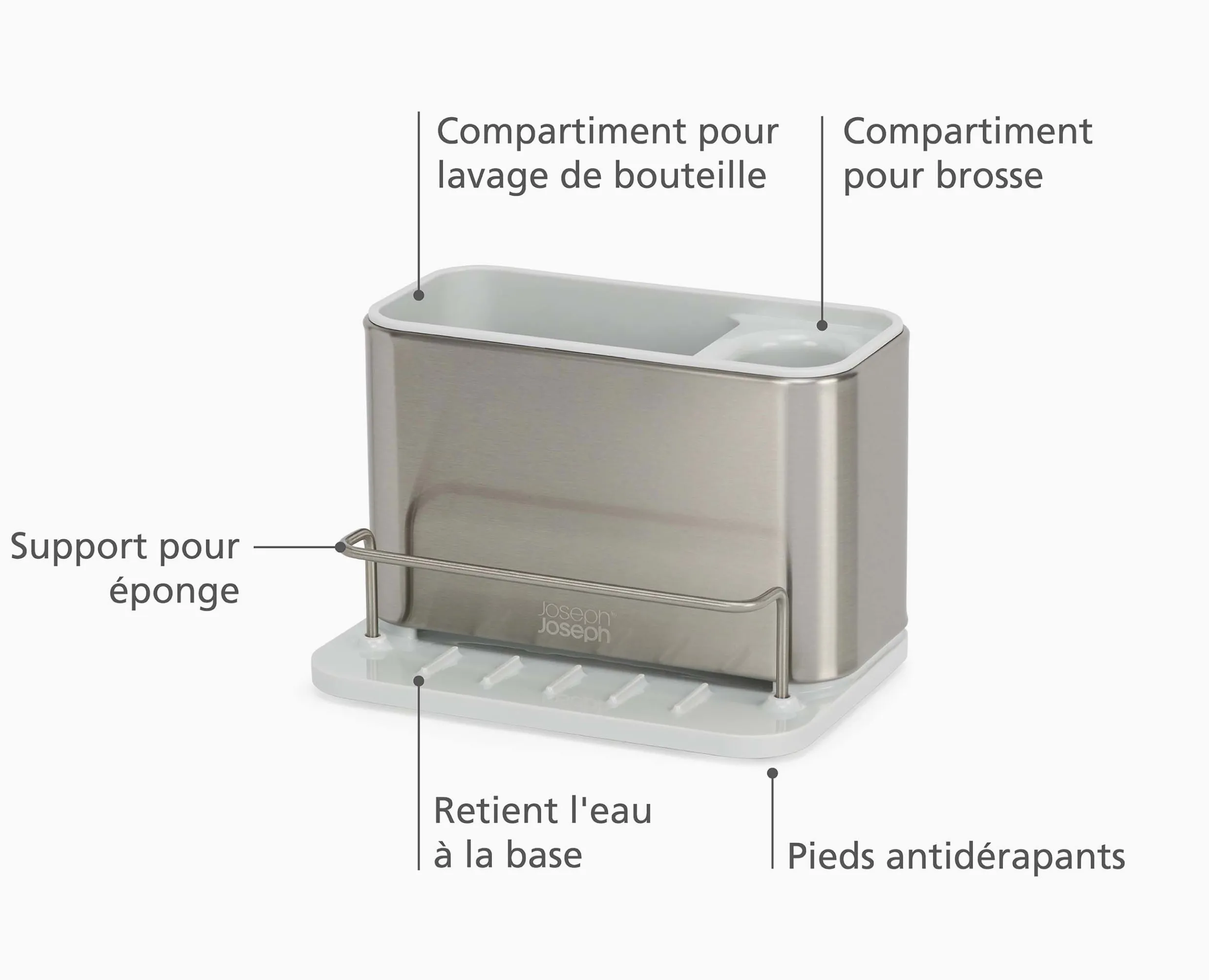 Sale Organisateur d'évier en acier inoxydable Surface™ Accessoires D'Éviers