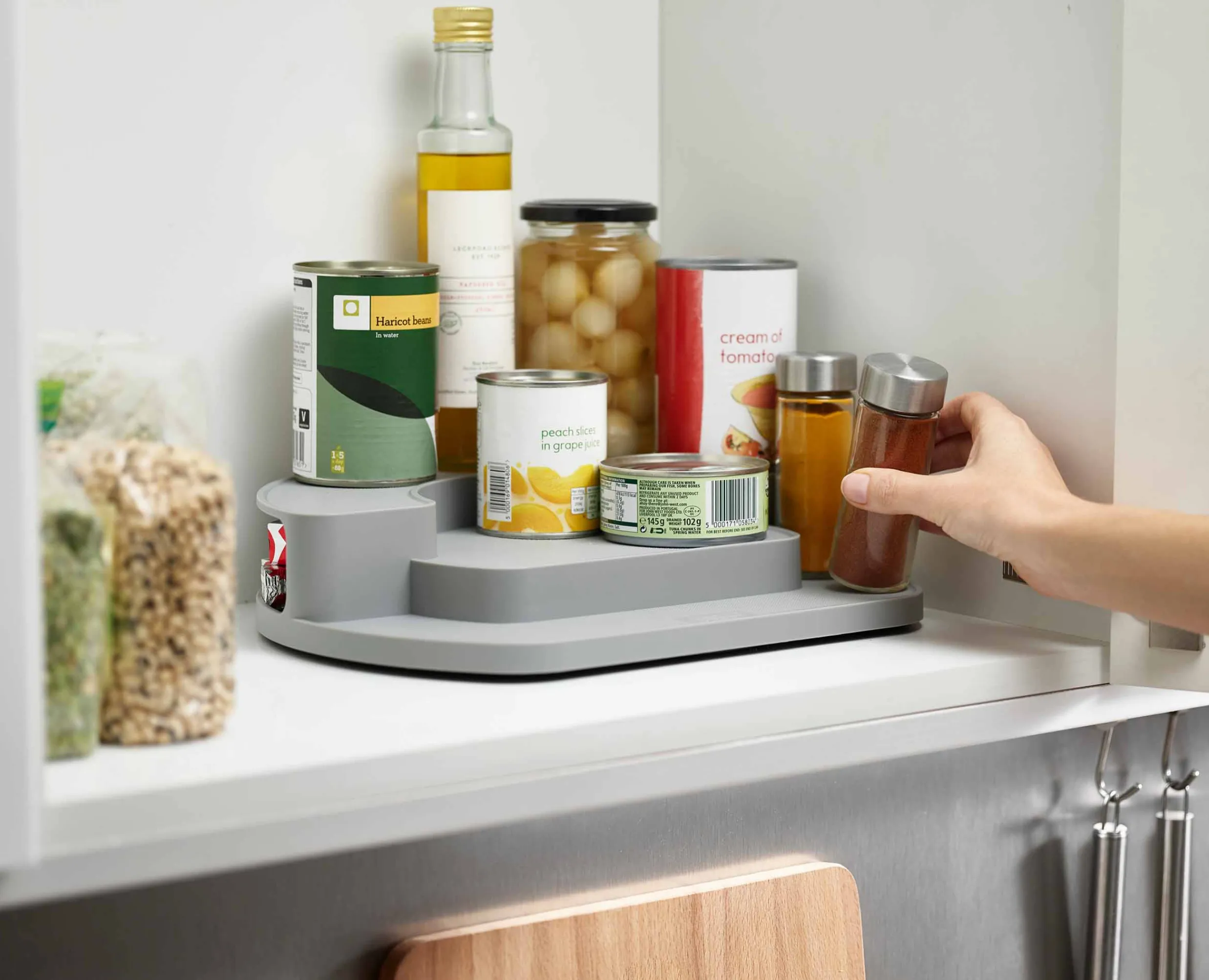 New Organisateur Rotatif à 3 Niveaux pour Placard de Cuisine CupboardStore™ Rangements Placards De Cuisine