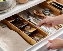 Clearance Organiseur de Couverts Compact en DrawerStore™ Rangements Tiroirs De Cuisine