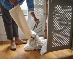 Hot Panier à Linge Double 90L Tota Paniers À Linge