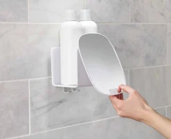 Petite Étagère de Douche avec miroir EasyStore™ Accessoires De Douche