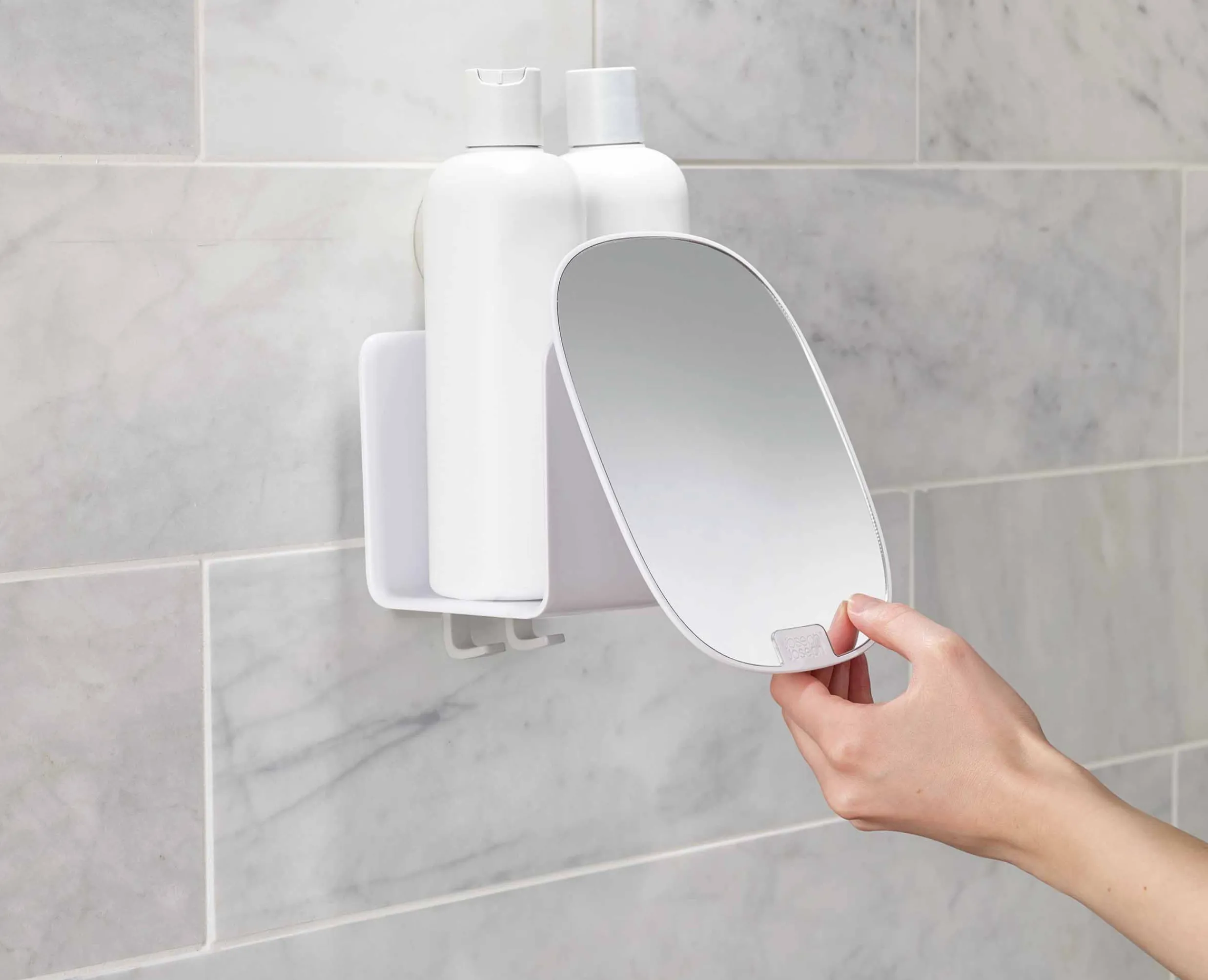 Petite Étagère de Douche avec miroir EasyStore™ Accessoires De Douche