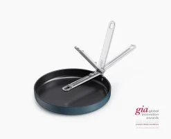 Clearance Poêle Anti-Adhésive de 28cm avec Poignée Pliable e Space Poêles Et Casseroles