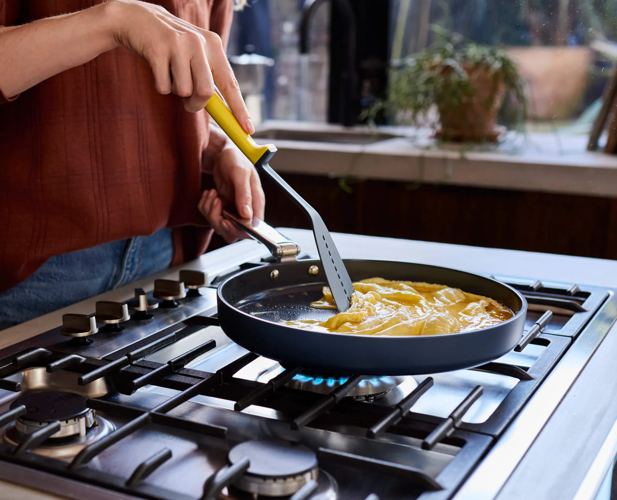 Clearance Poêle Anti-Adhésive de 28cm avec Poignée Pliable e Space Poêles Et Casseroles