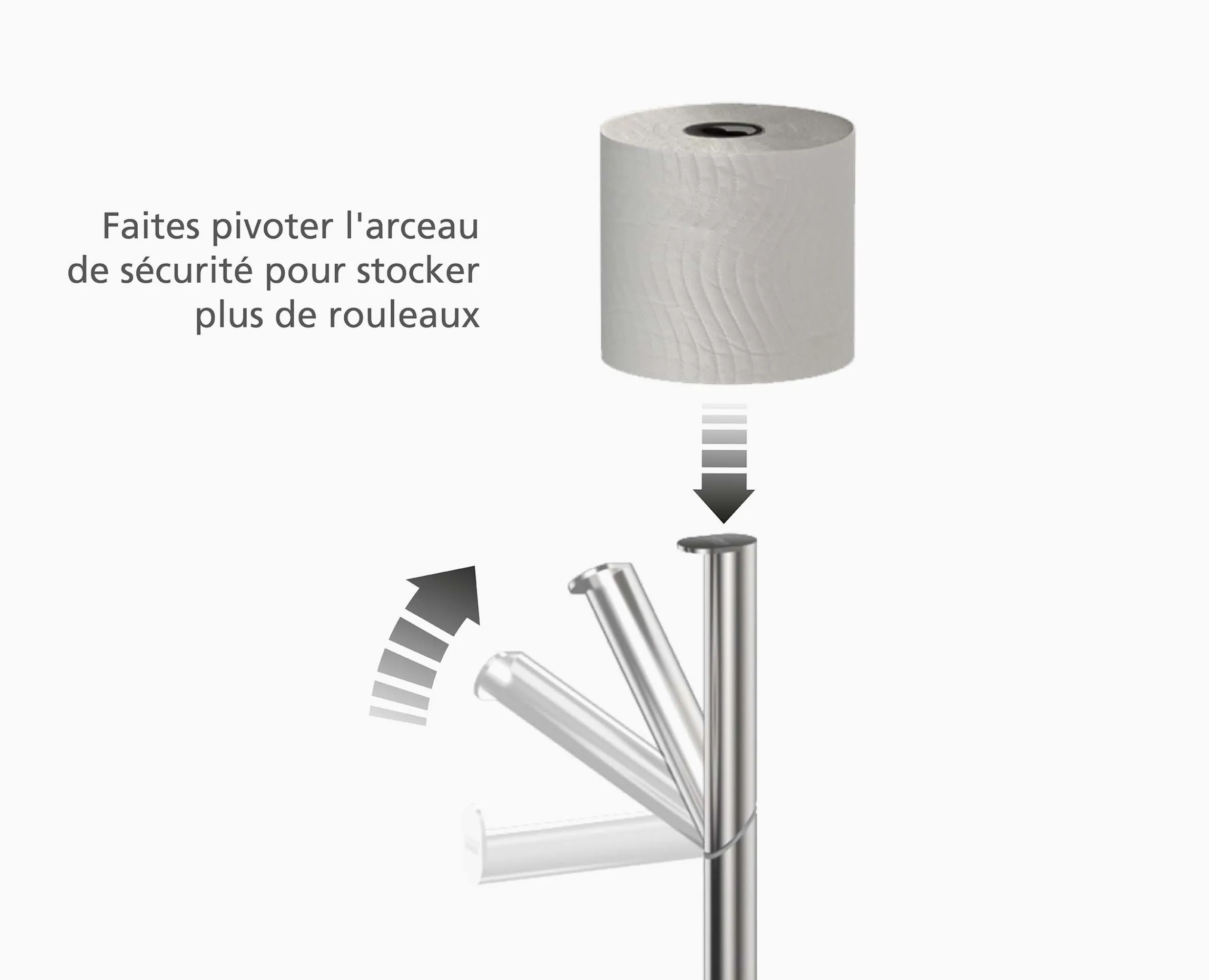 Best Porte Papier Toilette Inox 2 en 1 EasyStore™ Luxe Brosses Wc Et Portes-Papier Toilette|Accessoires Salle De Bain De Luxe