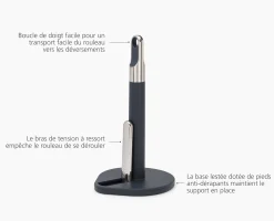 Discount Porte-Rouleau de Cuisine à Tension Hold™ Organisation Plans De Travail