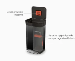 Outlet Poubelle Compacteur de Déchets 30L Titan Poubelles De Cuisine
