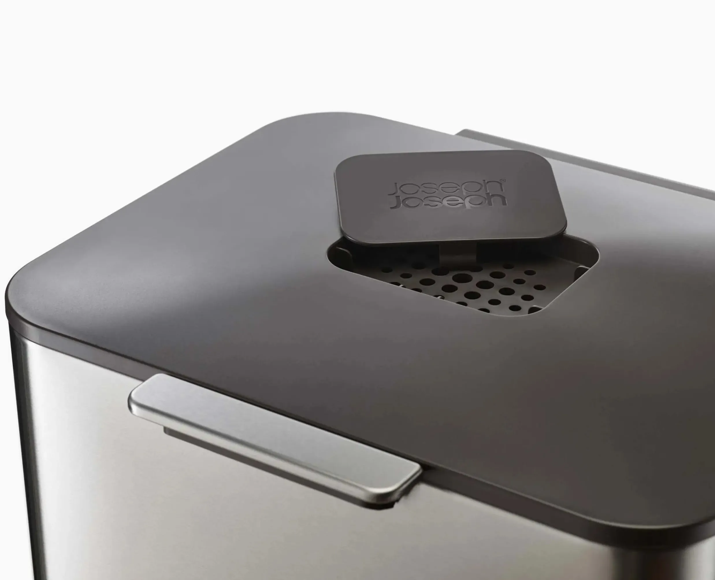 New Poubelle de Tri 60l Inox Totem Max Poubelles De Tri Sélectif