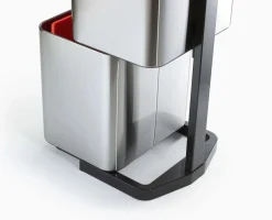 New Poubelle de Tri 60l Inox Totem Max Poubelles De Tri Sélectif