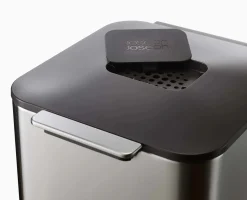 Clearance Poubelle de Tri Sélectif Inox 40 Litres Totem Poubelles De Tri Sélectif
