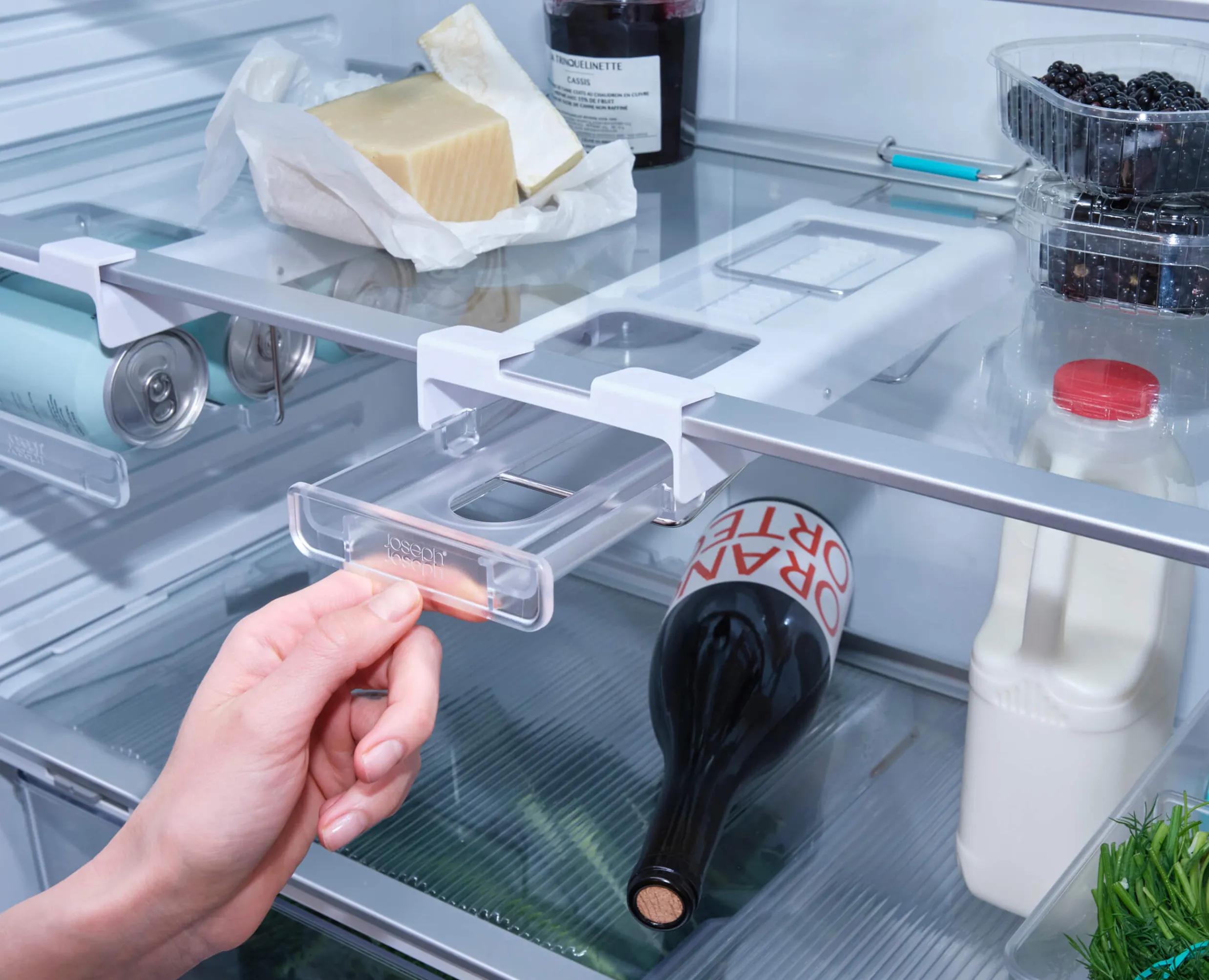 New Range-Bouteilles Pour Réfrigérateur Fridgestore™ Rangement Pour Réfrigérateur|Rangement & Conservation Alimentaire