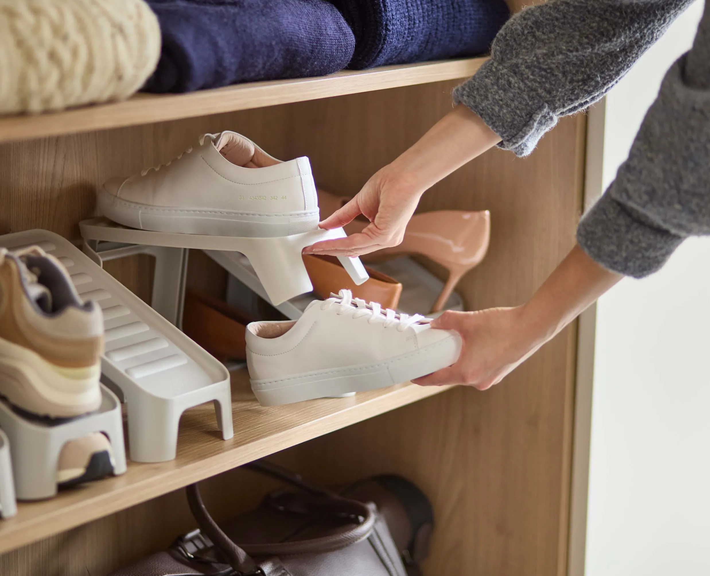 Sale Range-Chaussures Multi-niveaux Shoe-In™ Compact à 6 pièces Organisateurs De Vêtements|Rangements À Chaussures