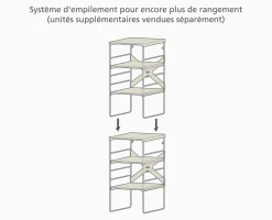 Sale Range-chaussures Réglable Level™ Rangements À Chaussures|Organisateurs De Vêtements