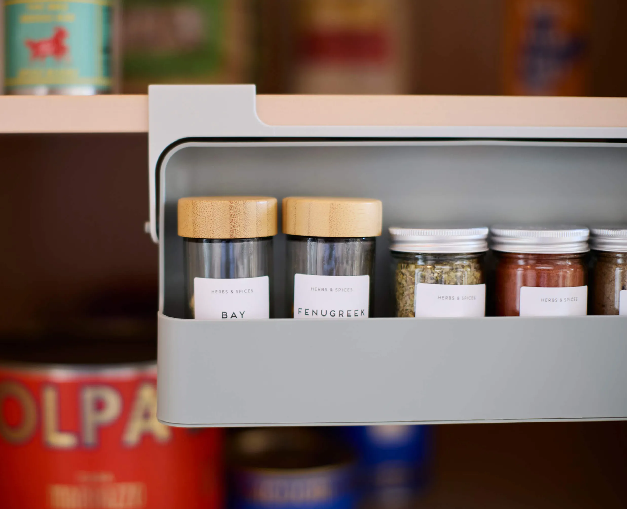 Range-Épices Sous Étagère Recyclé Cupboardstore™ Rangements Placards De Cuisine