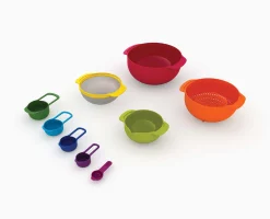 Set Compact de 9 Bols Mélangeurs Empilables s Nest™ 9 Plus Matériel & Ustensiles De Pâtisserie|Bols Mélangeurs