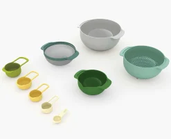 Online Set Compact de 9 Bols Mélangeurs Empilables en Nest™ 9 Plus Matériel & Ustensiles De Pâtisserie|Bols Mélangeurs
