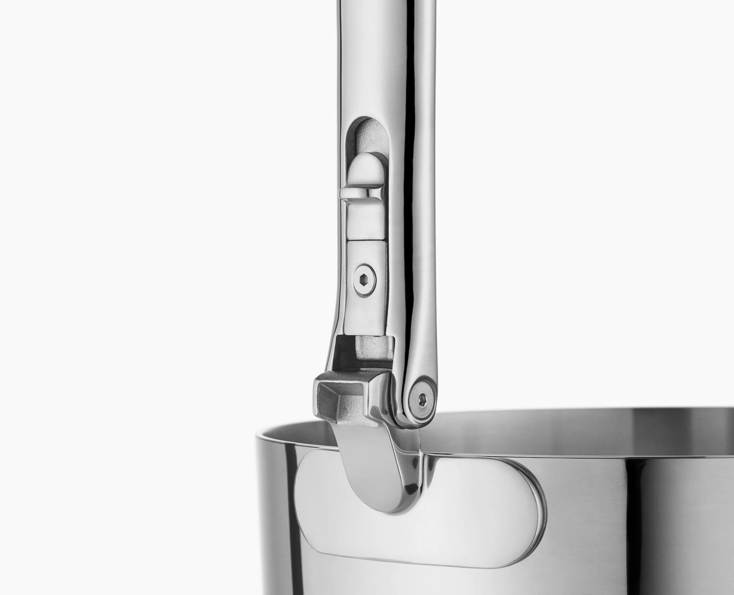 Clearance Set de 3 Casseroles en Inox Space Steel Batterie De Cuisine