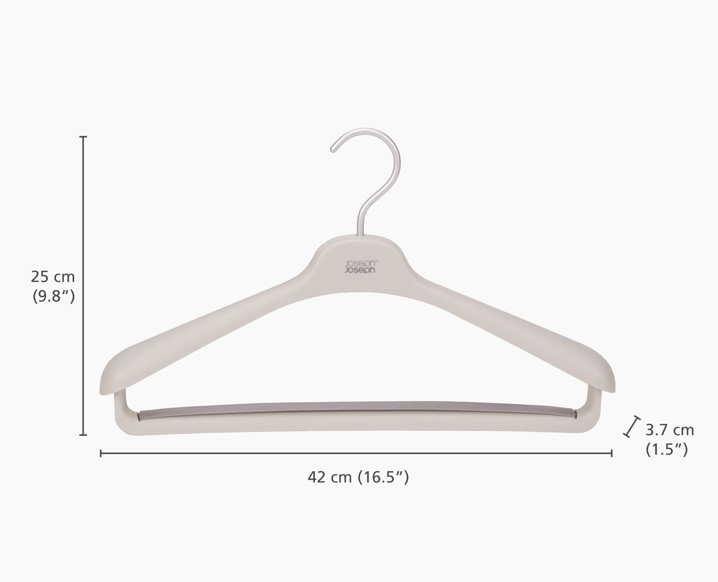Outlet Set de 2 cintres écrus pour costumes et manteaux Orderly™ Organisateurs De Vêtements